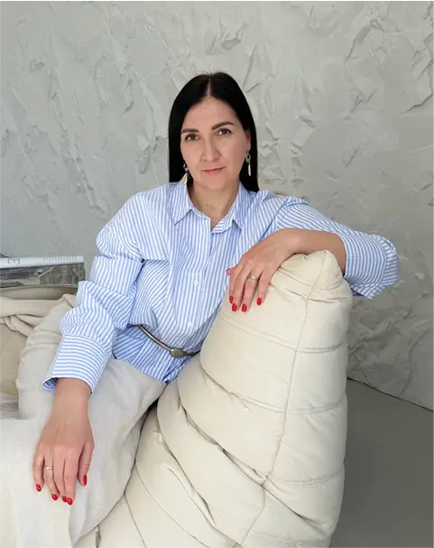girl on sofa